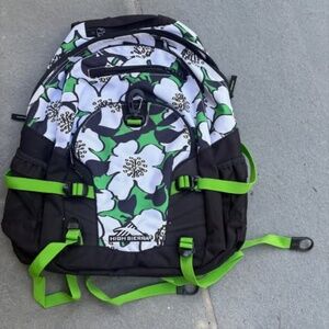 High Sierra Floral Backpack, NEW